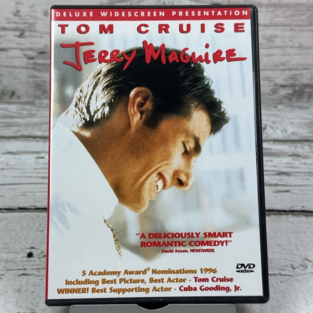 Jerry‎ Maguire (DVD 1996) Tom Cruise Cuba Gooding Jr. Renee Zellweger Deluxe W/S
